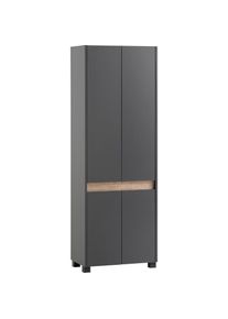 Schildmeyer Schuhschrank »Cosmo«, Breite 57 cm schwarz anthrazit/wildeichefb.