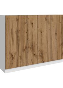 borchardt Möbel BORCHARDT MÖBEL Schuhschrank »Vaasa3«, Breite 152 cm weiß weiß/eichefarben votan