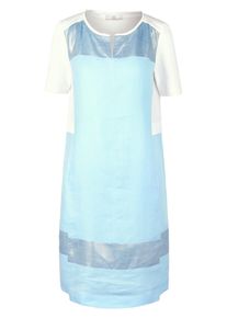 Kleid aus 100% Leinen Riani blau