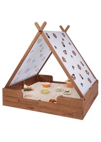 Sandkasten »Safari Seeker«, mit Zelt, kakaobraun , braun , Muddy Buddy®