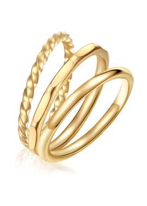 EASTSIDE Ring Damen, goldgelb, Größe 52