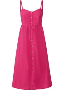 Lascana Sommerkleid, Aus Leinenmix Pink, Gr&ouml;&szlig;e 46