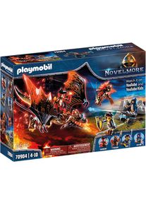 Playmobil® Konstruktions-Spielset »Novelmore Drachenattacke (70904), Novelmore«, (46 St.), Made in Germany bunt