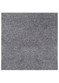 ANDIAMO Teppichfliese »Skandi Nadelfilz«, rechteckig, 4 mm Höhe, 40x40 cm, 25 Stück (4 qm), 50 Stück (8 qm) oder 100 Stück (16 qm) grau