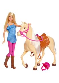 Barbie Anziehpuppe »Pferd mit Puppe«, Spielset bunt Puppen