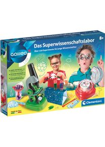 Clementoni® Experimentierkasten »Galileo, Das Superwissenschaftslabor«, Made in Europe bunt