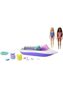 Barbie Spielzeug-Boot »Meerjungfrauen Power, Schnell-Boot«, mit 2 Puppen bunt