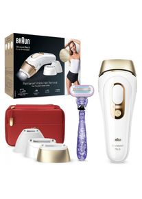 Braun IPL-Haarentferner »Silk-Expert Pro 5 PL5267«, 400.000 Lichtimpulse, 400.000 Lichtimpulse, Skin Pro 2.0 Sensor goldfarben