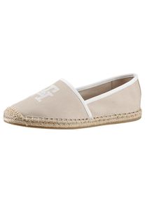 Tommy Hilfiger Espadrille »TH EMBROIDERED ESPADRILLE«, mit TH-Stickerei beige 40 sandfarben