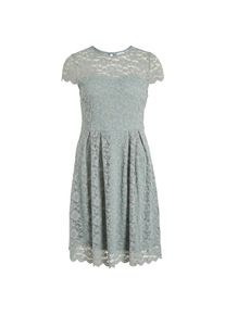 Vila Spitzenkleid »VIKALILA CAPSLEEVE LACE DRESS - NOOS« grün M (38) N-Gr Green Milieu Minikleid von Vila