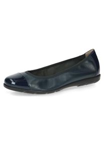 Caprice Ballerina, mit Lack-Details blau 42 dunkelblau In klassischer Optik