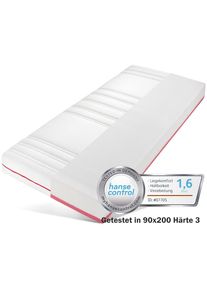 BeSports Taschenfederkernmatratze »Active Flex«, 22 cm cm hoch, 480 Federn, (1 St.), Matratze wurde mit Testnote 1, 6 (""GUT"") bewertet* weiß