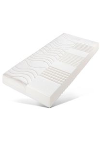 OTTO products Komfortschaummatratze »Hennrik«, 29 cm cm hoch, Raumgewicht: 30 kg/m³, (1 St.), waschbarer Matratzenbezug mit Rundum-Reißverschluss weiß