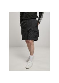 Urban Classics Cargohose »Männer Nylon Cargo Shorts« schwarz M US-Größen black Aufgesetzte Cargo-Taschen auf den Oberschenkeln
