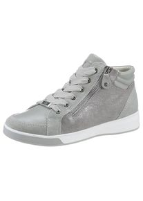 Ara Schnürboots »ROM«, mit High Soft Innensohle silberfarben 6 grau Knöchelhoher Sneaker mit zusätzlichem Reißverschluss