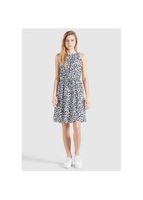 Khujo Sommerkleid »Kleid KELSA 2«, in A-Linie mit integriertem Unterrock blau L Normalgrößen Dunkelblau-Weiß geblümt In A-Linie