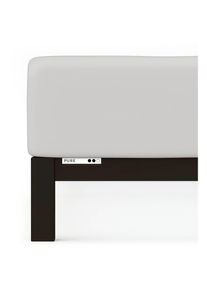 Schlafgut Spannbettlaken »PURE BOXSPRING Spannbettlaken«, (1 St.), Bettlaken aus reiner 95% Bio-Baumwolle grau grey light
