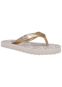 Michael Kors KIDS Badeschuh »Endine Stripe« 36 vanilla-goldfarben Michael Kors Kids Zehentrenner