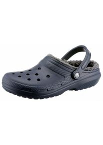 Crocs Hausschuh »Classic Lined Clog«, mit kuscheligem Fellimitat blau 37 navy-grau Klassischer Clog für Zuhause
