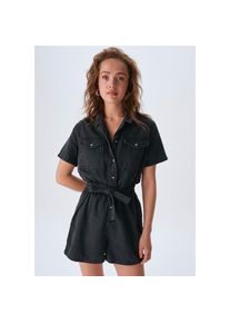 LTB Jumpsuit »Evalina«, in elastischer Denimqualität schwarz XL (42) N-Gr obsidian wash Modischer Overall ""Evalina"" von LTB