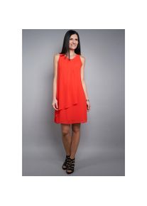 Seidel Moden Sommerkleid, in doppellagiger Optik, MADE IN GERMANY rot 44 N-Gr Kleid von Seidel Moden