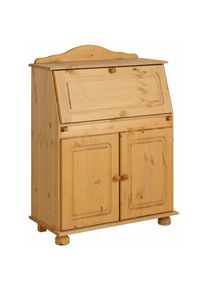 Sekretär »Mette«, Breite 82 cm , beige , Home Affaire , fsc , natur gebeizt/gewachst