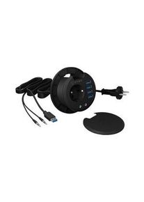 ICY BOX Tisch-Port-Replicator, Audio Ein-/Ausgang / USB-A-Stecker, Self-powered, Gesamtportanzahl 7 - IB-HUB1430