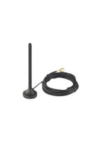 Moxa Mobilfunkantenne, 2G / 3G, 4 dBi, SMA male, Magnetisch - ANT-WCDMA-AHSM-04-2.5M