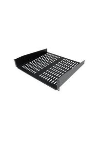 StarTech.com Universeller 2U-Server-Rack-Einschub, Stahl, 483mm, Schwarz - CABSHELFV