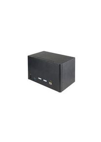 StarTech.com 2-Port 4 Monitor KVM Switch with USB-A 3.0 Hub, DisplayPort - SV231QDPU34K