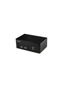 StarTech.com 2-Port KVM Switch with USB Hub, 3840 x 2160, DisplayPort - USB-A / USB-B - SV231DPDDUA2