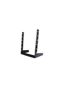 StarTech.com Offenes 2-Pfosten-Rack, 12U, Stahl, 50kg, Schwarz - RK12OD