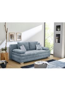 Jockenhöfer JOCKENHÖFER GRUPPE Schlafsofa, mit Bettfunktion und Bettkasten, als Dauerschläfer geeignet blau aqua