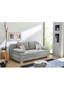 Jockenhöfer JOCKENHÖFER GRUPPE Schlafsofa, mit Bettfunktion und Bettkasten, als Dauerschläfer geeignet grau hellgrau