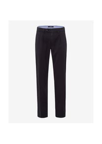 Eurex By Brax Bundfaltenhose »Style LUIS« blau 255U Unterbauchgrößen navy Klassische 1-Bundfaltenhose in feinem Gabardine