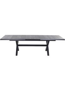 siena GARDEN Garten-Essgruppe »Reno / Messina Set«, (Set, 9 tlg.), Set, 9-tlg bestehend aus 8 Sesseln und 1 Ausziehtisch grau anthrazit