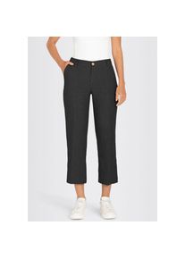 MAC Leinenhose schwarz 36 N-Gr black Leinenhose Nora-Cropped von MAC