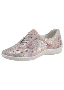 Waldläufer WALDLÄUFER Schnürschuh »HENNI«, mit Metallic-Druck, in Weite G rosa 5 (38) rosa-metallic Sommerlicher Halbschuh mit cut-outs