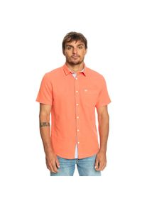 Quiksilver Kurzarmhemd »Time Box« rot XXL US-Größen Fresh Salmon Stoff: Popeline-Baumwollstoff
