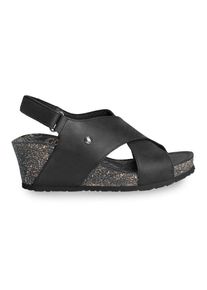 Panama Jack Sandalette &raquo;Valeska Basics&laquo;, mit Fersenklettverschluss schwarz 41 Mit Kreuzbandage
