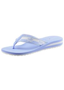 Tommy Hilfiger Zehentrenner »TH COLORBLOCK WEBBING SANDAL«, mit Logo blau 37 hellblau Zehentrenner für die heißen Tage