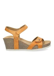 Panama Jack Keilsandalette »Julia«, mit Klettriemchen gelb 41 curry Klassische Sandalette aus Spanien