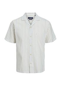 Jack & Jones JACK & JONES Kurzarmhemd &raquo;JPRBLUSUMMER LINEN RESORT SHIRT S/S SN&laquo; beige XXL N-Gr Sand Leichtes und luftiges Hemd f&uuml;r das Sommer-Outfit