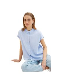 Tom Tailor Denim Hemdbluse XS small blue white stripe Hemdbluse von Tom Tailor Denim