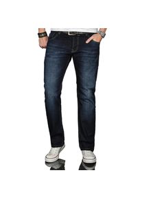 Alessandro Salvarini Regular-fit-Jeans »Jeans ASJulio«, mit geradem Bein W36 L34 - W36/L34 Länge 34 AS-061 - Night Blue Angesagte Jeans der...