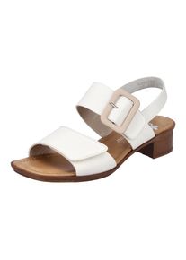 Rieker Sandalette, in klassischem Look wei&szlig; 38 offwhite Mit Klettverschl&uuml;ssen f&uuml;r optimale Fu&szlig;anpassung