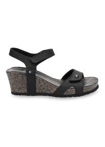 Panama Jack Keilsandalette &raquo;Julia&laquo;, mit Klettriemchen schwarz 36 Klassische Sandalette aus Spanien