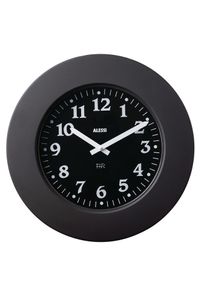Momento Wanduhr 11 B Schwarz Alessi