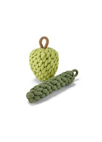 Hundespielzeug Apfel-Zucchini - Tchibo - Olivgrün