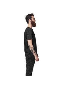 Urban Classics Kurzarmshirt »Herren Shaped Neopren Long Tee« schwarz M black Neopren fabric